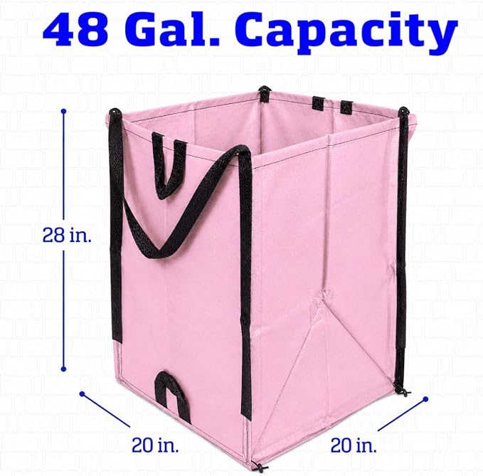 DURASACK Heavy Duty Home and Yard Bags 48-Gallon Reusable Self-Standing Lawn - Image 3