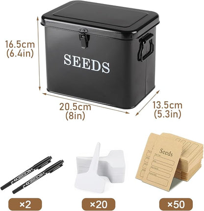 Seed Storage Organizer, T-Shape Compartment Seed Box - Image 3