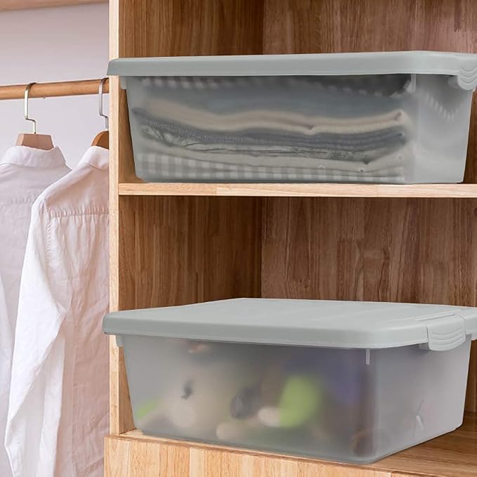 14 Quart Plastic Storage Box, 2 Packs - Image 5