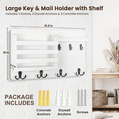 Nekon Mail Holder for Wall Mail Organizer - Image 7