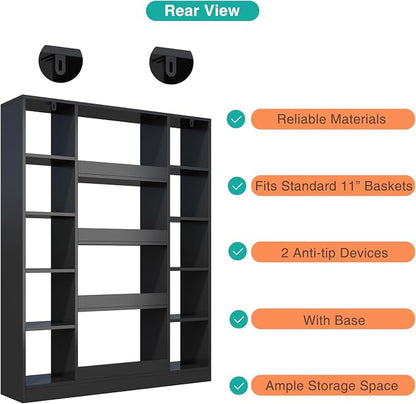 Cube Storage Bookcase with Base - Image 4