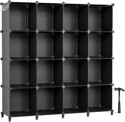 Neprock 16 Cubby Storage Organizer, Closet Clothes Storage Organizer, Cube by Neprock