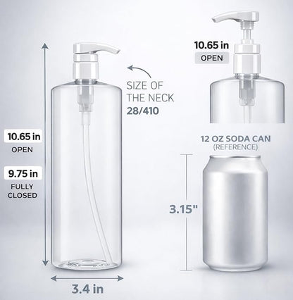 Bar5F Pump Bottle 32-Ounce 1-Liter Empty - Image 9