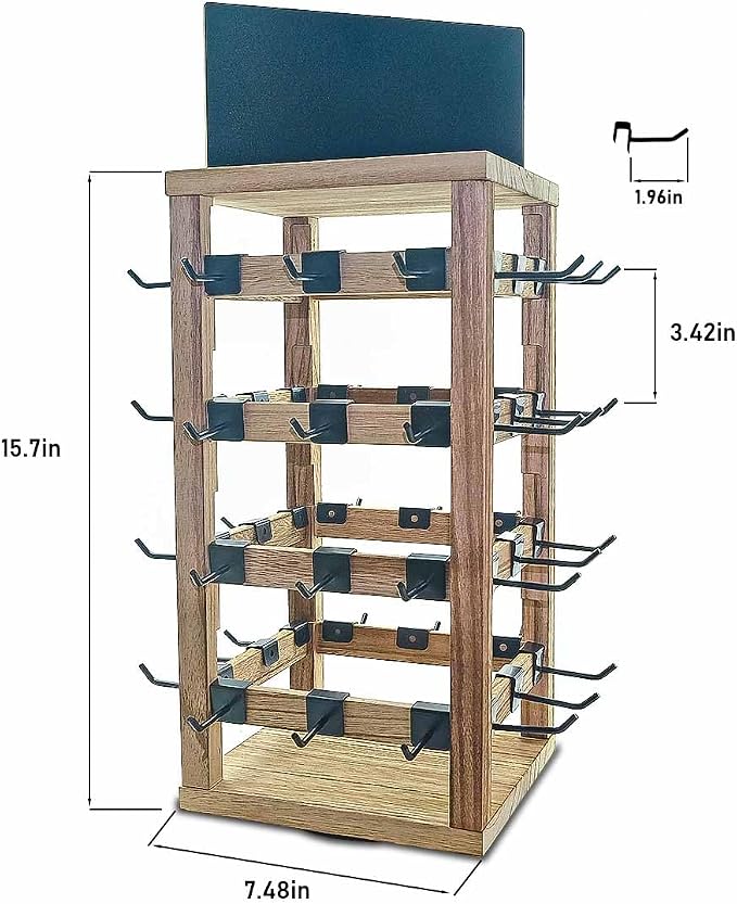 Wooden rotating Jewelry Display Stand - Image 7