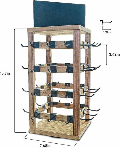 Wooden rotating Jewelry Display Stand - Image 7