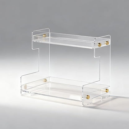 NEWRAIN Bathroom Organizer Countertop, Makeup 2-Tier Organizer Counter Organizer - Image 6