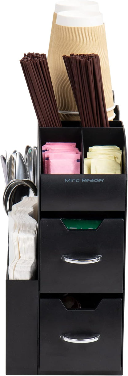 Mind Reader Cup and Condiment Station, Countertop Organizer, Coffee Bar - Image 4