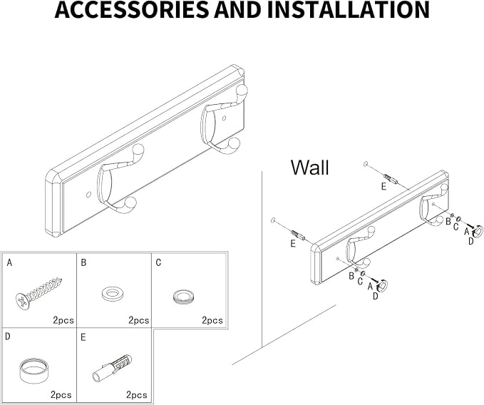 Wooden Coat Rack, Wall-Mounted Organizer - Image 7