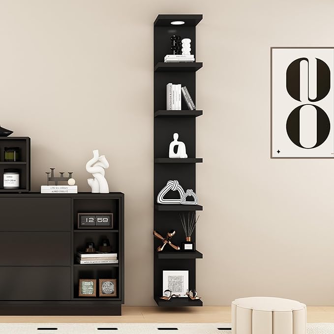 LitaEther Versatile 7 Tier Wall Shelf Unit, Display Floating Shelf - Image 6