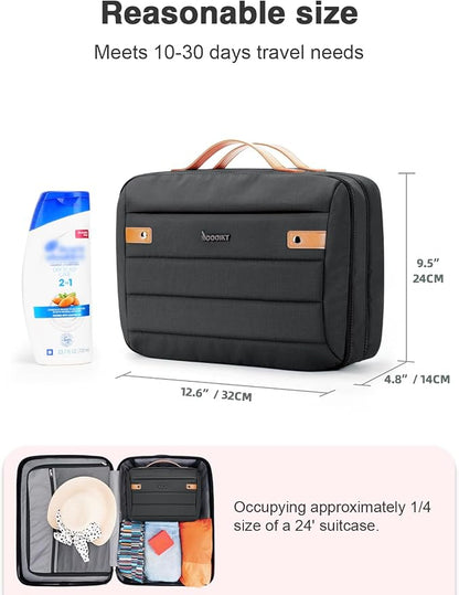 Women's Hanging Toiletry Bag, Waterproof Travel Cosmetic Organizer - Image 7