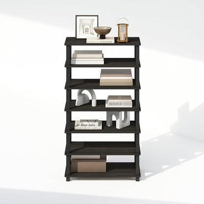 Furinno Turn-N-Tube Storage Shelves Set of 2, 4-Tier Stackable Standing Shelf - Image 6