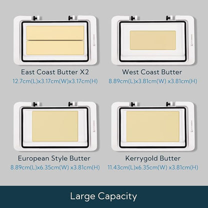 KITCHENDAO Airtight Flip-Top Butter Dish - Image 3
