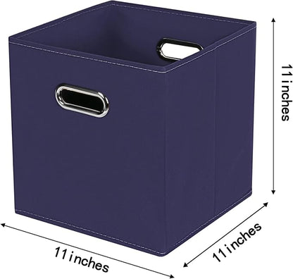 Fabric Cloth Storage Bins, Fabric Cube Bins Organizer - Image 2