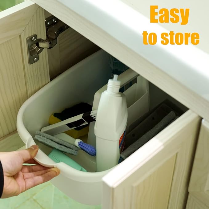 2-Pack Large White Cleaning Caddy - Image 5