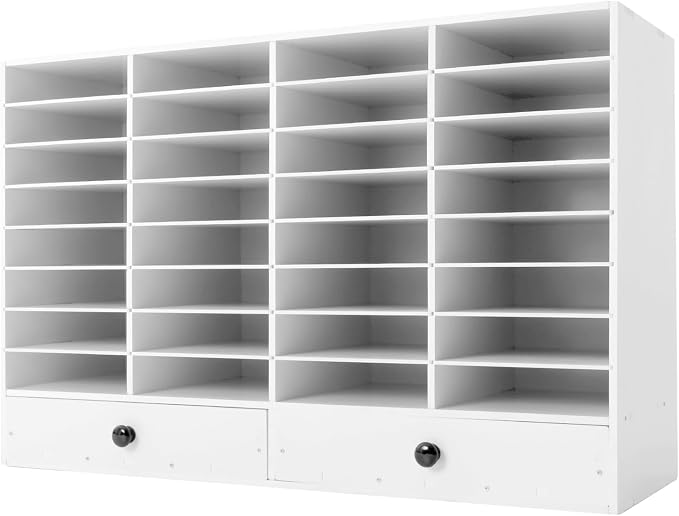 Adjustable Literature Organizer, 32 Compartments Mail Sorter Organizer by Unknown