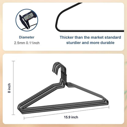 SPECILITE Wire Metal Clothes Hangers Bulk 150 Pack - Image 2