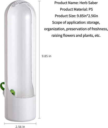 3Pack Herb Saver for Refrigerator for Cilantro, Vegetable Preservation - Image 2