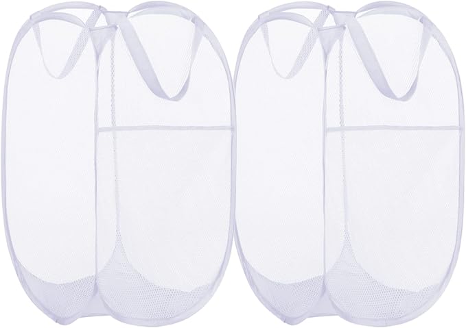 BATTOO Deluxe Strong Mesh Pop up Laundry Hamper Basket by BATTOO