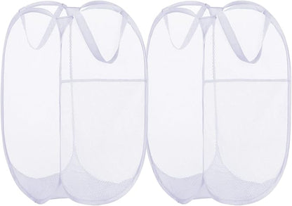 BATTOO Deluxe Strong Mesh Pop up Laundry Hamper Basket by BATTOO