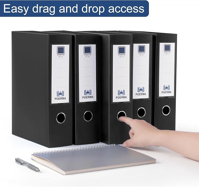 Storage File Boxes A4, Document File Folder Organizer Storage Filing Box - Image 5