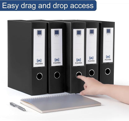 Storage File Boxes A4, Document File Folder Organizer Storage Filing Box - Image 5