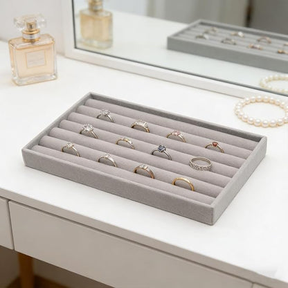 Velvet Jewelry Organizer Tray - Image 5