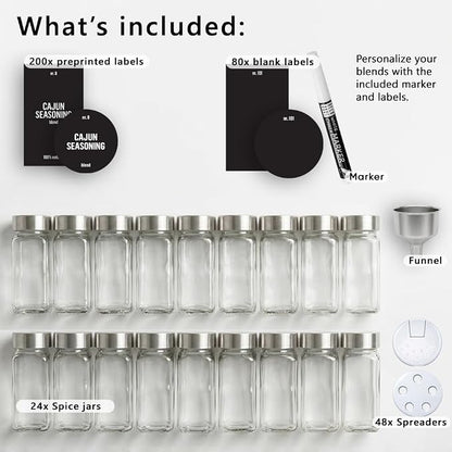 Deco haus Glass Spice Jars - Image 3