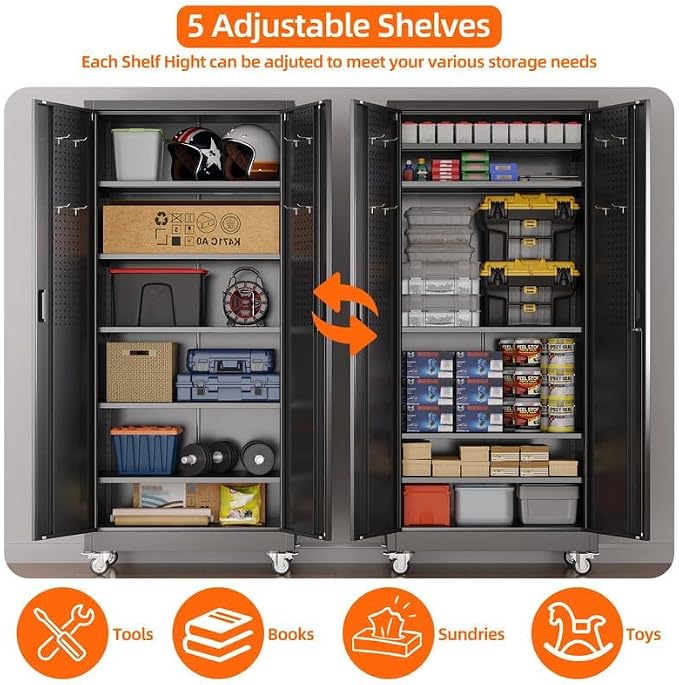 Aobabo Metal Storage Cabinet - Image 5