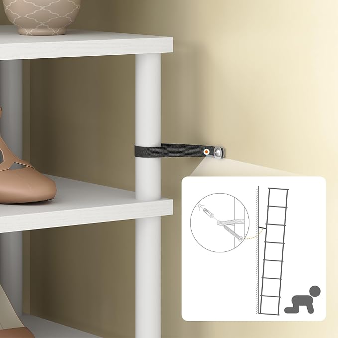 HOOBRO Vertical Shoe Rack, 8-Tier Narrow Shoe Shelf, Shoe Storage Organizer - Image 9