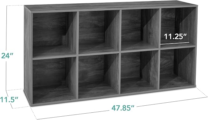 Best Choice Products 8-Cube Storage Organizer, 11in Shelf Opening, Display Shelf - Image 2