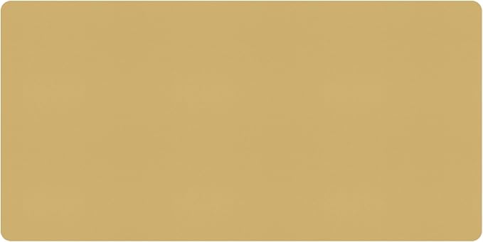 Bloss Light Yellow Desk Mat 31.5"x15.7", Desk Matt by Bloss