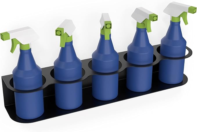 Koova 5 All-Purpose Spray Bottle Holder | Easy Install Wall Mount Hardware - Image 3