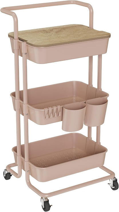 DTK 3 Tier Rolling Utility Cart by DTK