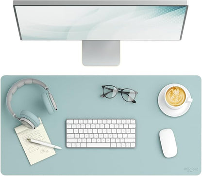 Smead Desk Pad, Vegan Leather Desk Mat by SMEAD