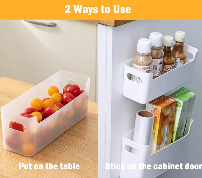 2 Pack Cabinet Organizer Storage, Adhesive Over Cabinet Door Organizer - Image 6