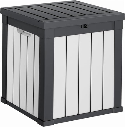 40 Gallon Resin Deck Box, Lockable Patio Outdoor Storage Box by OutdoorLivingPerfected