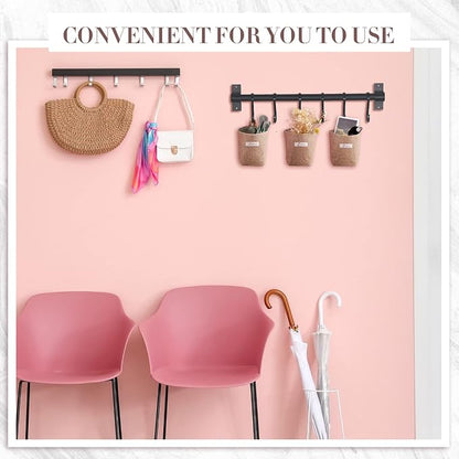 Boao 18 Pcs Wall Hanging Storage Foldable Basket Bags - Image 7
