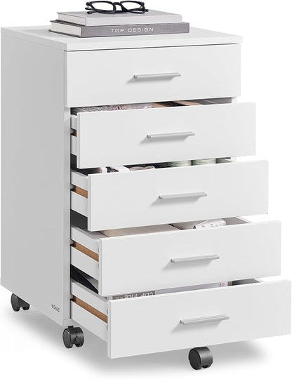 VASAGLE File Cabinet, Mobile Pedestal Filing Cabinet by VASAGLEbySONGMICSHOME