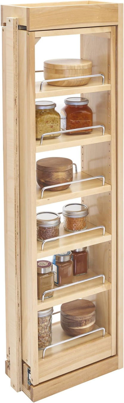 Rev-A-Shelf 6" W x 39" H Pull Out Quad Shelf Organizer - Image 9