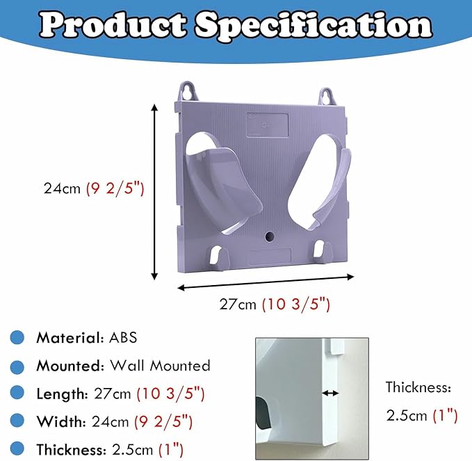 15 Pack No Drill Hard Hat Storage Rack Lightweight, Wall Mount Workshop/Fire - Image 2
