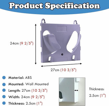 15 Pack No Drill Hard Hat Storage Rack Lightweight, Wall Mount Workshop/Fire - Image 2
