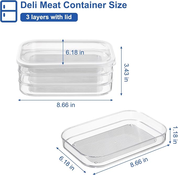 Stackable Deli Meat Storage Container - Image 2