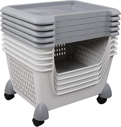 5-Tier Stacking Storage Basket Tower - Image 8