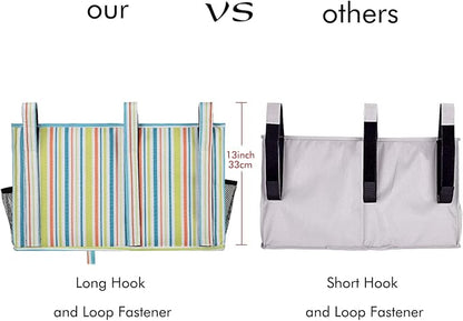Surblue Bedside Caddy Hanging Bed Organizer Storage Bag Pocket - Image 3