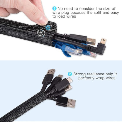 AGPTEK Cable Sleeve Cover, 10ft - Image 3