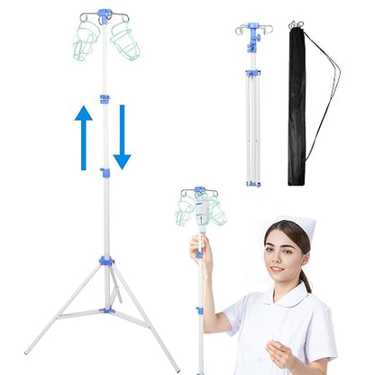 Lefeke IV Pole Portable for Traveling, Adjustable IV Stand by LEFEKE