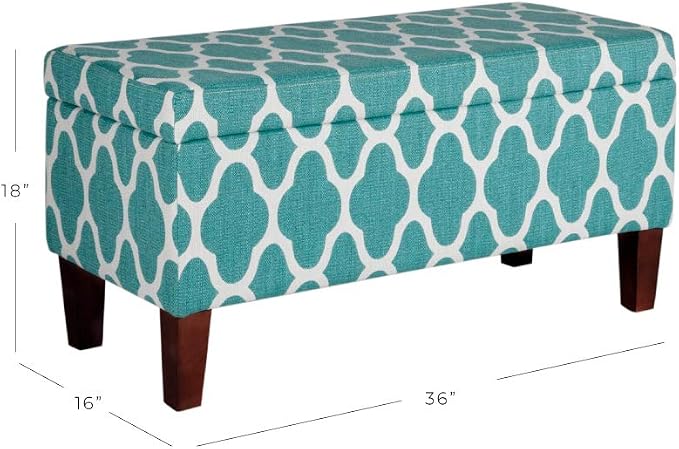 HomePop 36" Storage Ottoman Bench - Image 3