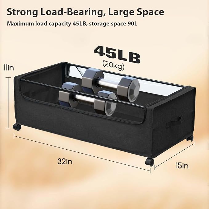 FOUCSSOMEI Under Bed Storage - Image 6