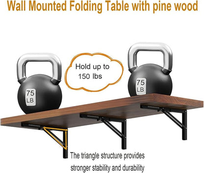 IAE Wall Mounted Folding Table - Image 6