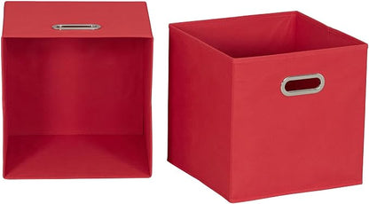 Household Essentials Foldable Fabric Storage Cubes 6-Pack – 11x11x11 Stackable - Image 4